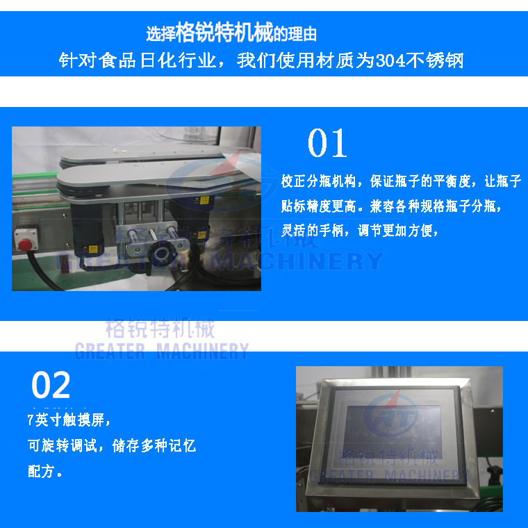 全自動雙面兼圓瓶貼標機